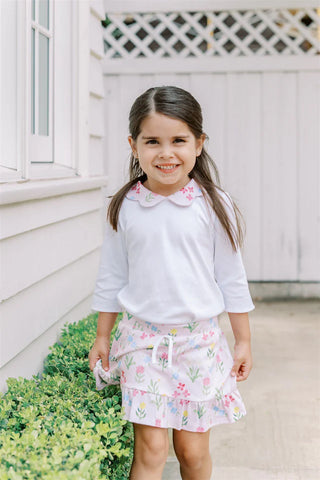 The Proper Peony English Garden Long Sleeve Girl Shirt