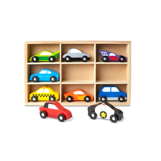 Melissa & Doug Wooden Cars Set
