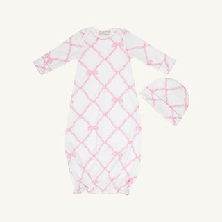 The Beaufort Bonnet Company Adorable Everyday Set - Belle Meade Bow with Worth Avenue White