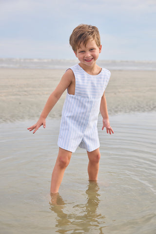 Little English Apron John John - Savannah Stripe