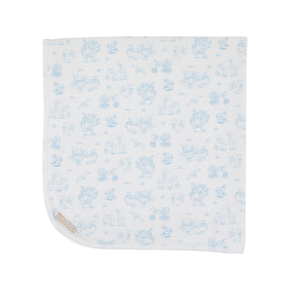 The Beaufort Bonnet Baby Buggy Blanket - Sir Propers Sweet Arrival (Beale Street Blue)