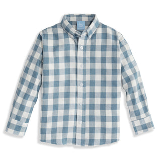 Buttondown Shirt- Denim Check