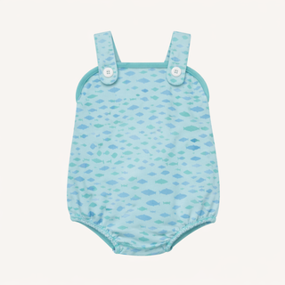 The Beaufort Bonnet Company Bingham Bubble - Sarasota School of Fish with Turks Teal