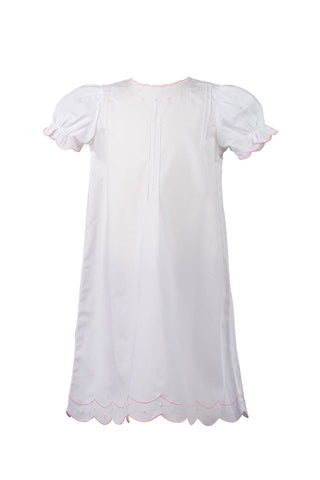 The Proper Peony Classic Scallop Dot Gown - Pink