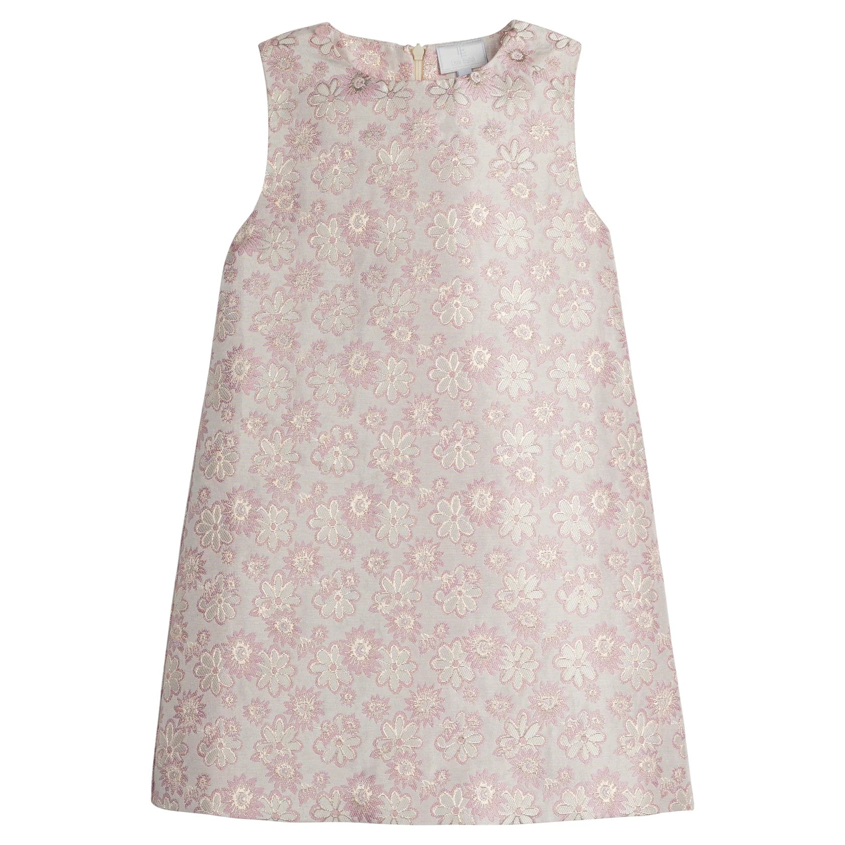 Little English Classic Shift Dress in Rosewood Jacquard Little English Classic Shift Dress in Rosewood Jacquard