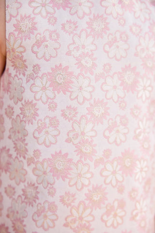 Little English Classic Shift Dress in Rosewood Jacquard