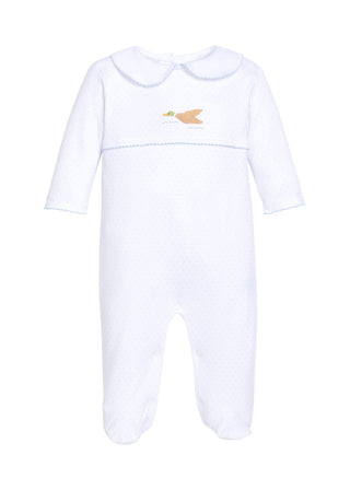 Little English - Crochet Footie - Flying Mallard