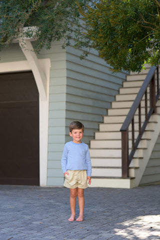 Sheffield Shorts- Keeneland Khaki with Keeneland Khaki Stork