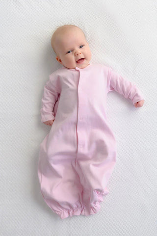 The Beaufort Bonnet Company Twinkle Twinkle 2-in-1 Gown - Palm Beach Pink