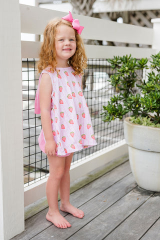 James and Lottie Bloomer Set - Strawberry Stripe