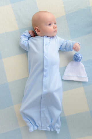 The Beaufort Bonnet Company Twinkle Twinkle 2-in-1 Gown - Buckhead Blue