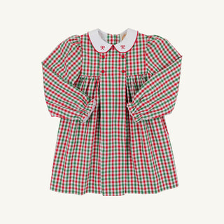 The Beaufort Bonnet Company Della Marie Dress -Richmond Red & Kiawah Kelly Green Gingham