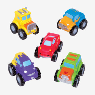 Elegant Baby Monster Truck Party Squirtie Baby Bath Toys
