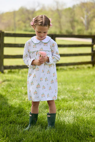 Little English Evelyn Dress - Pumpkin Petals