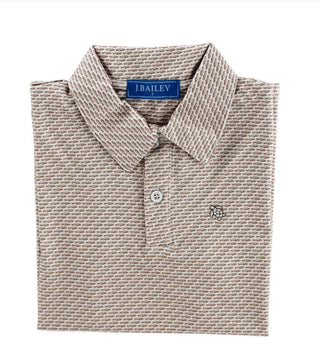 Henry Performance Polo - Fish on Tan