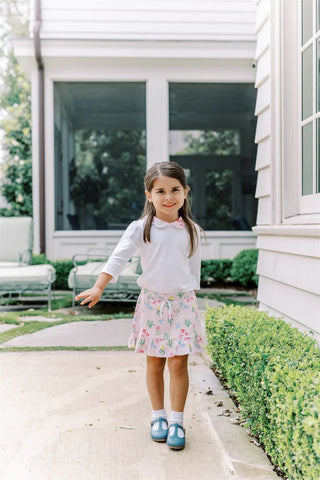 The Proper Peony English Garden Ruffle Skort