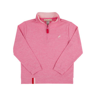 Prepletic™ Hayword Half-Zip-Hamptons Hot Pink with Palm Beach Pink