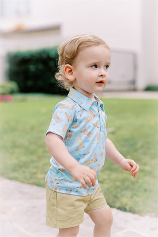 The Proper Peony Boots Polo Shirt