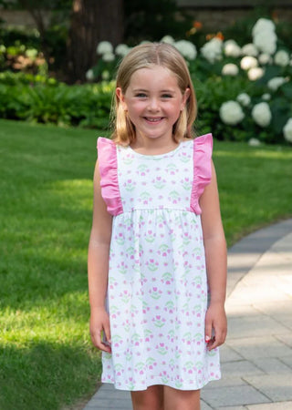 James and Lottie Dress - Tulip