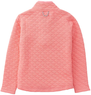 Prodoh Quilted Zip Pullover - Geranium Pink