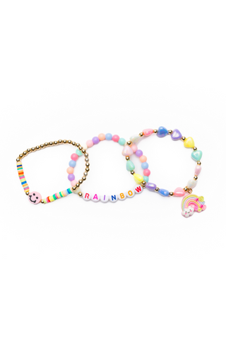 Rainbow Smiles Bracelet Set