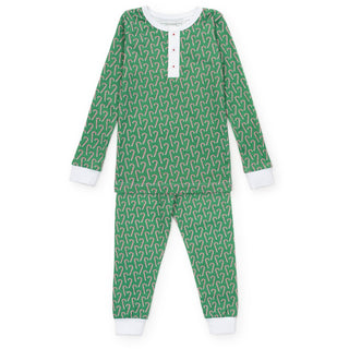 Lila and Hayes- Jack Boys' Pajama Pant Set - Candy Cane Lane
