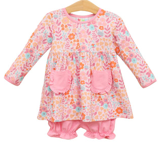 Poppy Floral Bloomer Set