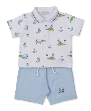 Kissy Kissy - Golf Championship Blue Bermuda Set