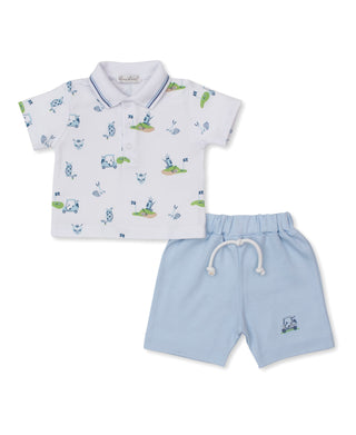 Kissy Kissy - Golf Championship Blue Bermuda Set