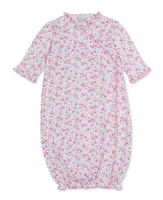 Kissy Kissy Smocked Sack -Cottage Roses Pink