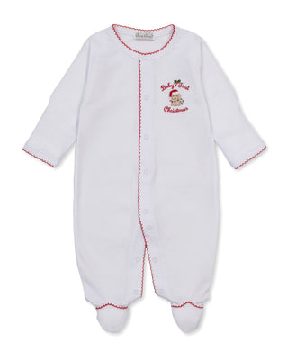 Kissy Kissy Baby's First Christmas Footie