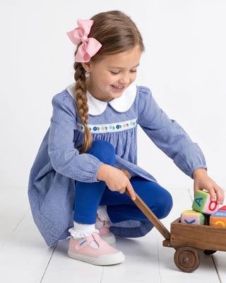 Lullaby Set Layla Legging Set - River Royal Minigingham, Flowers
