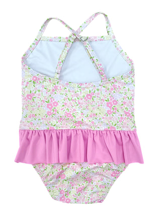 Pre-Order James & Lottie Lainey One Piece Swimsuit in Fuchsia Floral