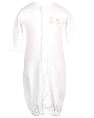 The Yellow Lamb Lambikins Converter Gown - Cream