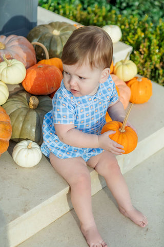 PALMER BOYS' BUBBLE - PUMPKIN PLAID