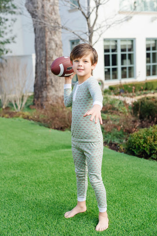 JACK BOYS' PAJAMA PANT SET - FOOTBALL