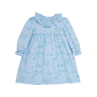 LS Ramona Ruffle Dress- Germantown