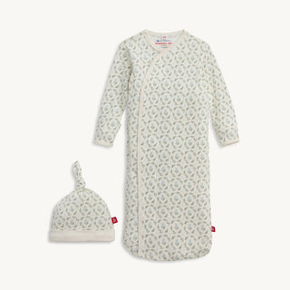 Magnetic Me Eloise Organic Cotton Magnetic Gown and Hat Set