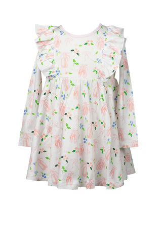 The Proper Peony En Point Long Sleeve Twirl Dress