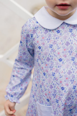 The Proper Peony Girls Dress - Iris Garden
