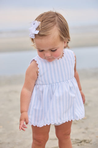 Little English Mary Dee Diaper Set - Savannah Stripe