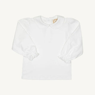 Beaufort Bonnet Maude's Peter Pan Collar Shirt in Worth Avenue White