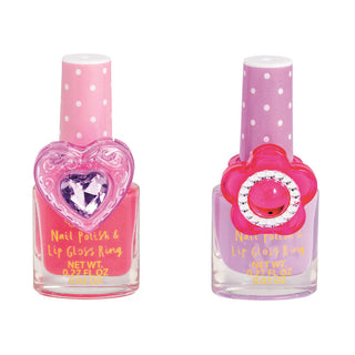 MudPie Nail Polish & Lip Gloss Ring Sets