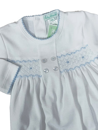 Baby Threads Baby Boy's "Celine and Tom" Hand Smocked Daygown