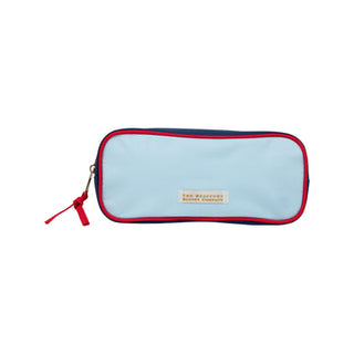 Peyton Pencil Pouch Buckhead Blue with Richmond Red & Nantucket Navy