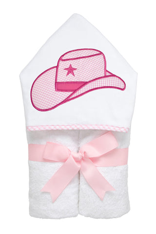 3 Marthas Everykid Towel - Pink Cowboy Hat