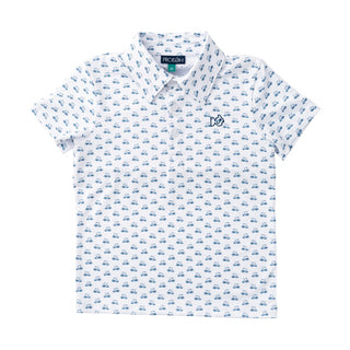 Prodoh Boys' Short Sleeve Pro Performance Polo - Golf Cart Print