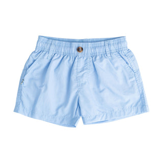 Prodoh Boys' Outrigger Performance Shorts – UPF 50+ Durable Everyday Short in Windsurfer Blue