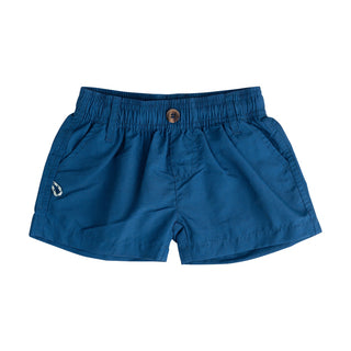 Prodoh Boys' Outrigger Performance Shorts in Classic Navy Peony