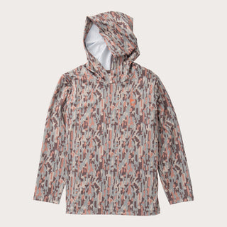 Prodoh Boys' Pro Performance Hoodie T-shirt - Neutral Camo with Deer Antlers